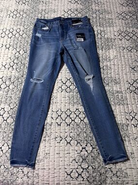 a.n.a Mid-Rise Jegging Destructed Blue Jeans Ladies Size 12 New with Tags